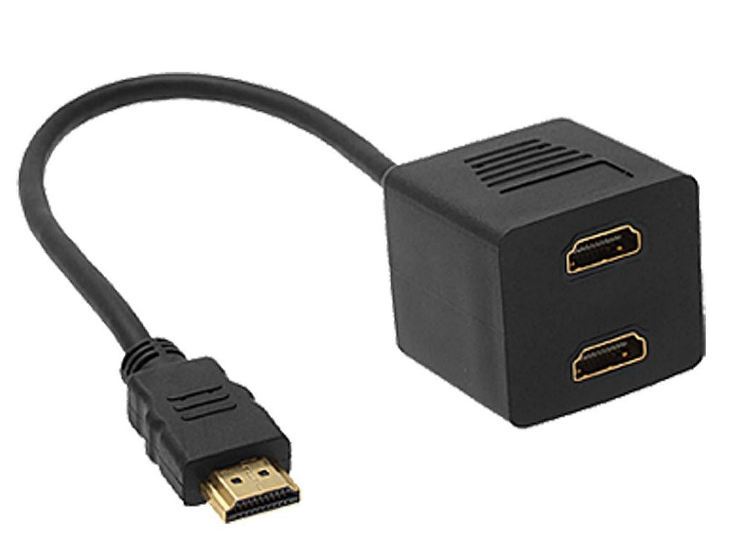 Astrotek HDMI Splitter Cable 15cm - v1.4 Male to 2x Female Amplifier Duplicator Full HD 3D Astrotek HDMI Splitter Cable 15cm - v1.4 Male to 2x Female Amplifier Duplicator Full HD 3D